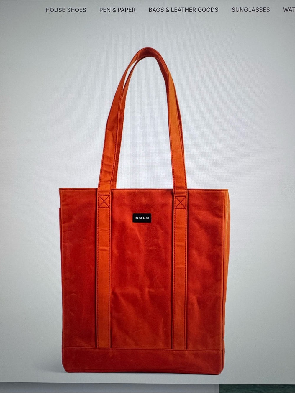 Archer Waxed Tote by Kolo